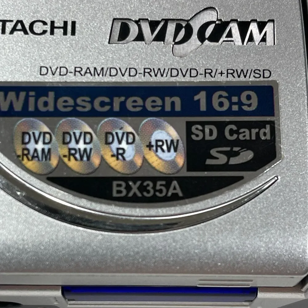 Hitachi DZ-BX35A DVD Cam Video Camera Camcorder PARTS ONLY UNTESTED NO BATTERY - Picture 10 of 10